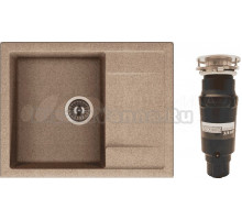 Комплект Мойка Dr. Gans Tekno 650 терра + Измельчитель Bone Crusher BC 910-SL-Slim Line