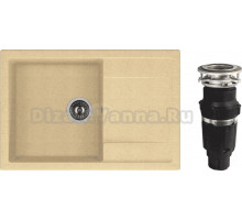 Комплект Мойка Dr. Gans Tekno 760 дюна + Измельчитель Bone Crusher BC 610-AS
