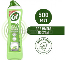 Средство для мытья посуды Cif свежий лайм и мята, 500 мл