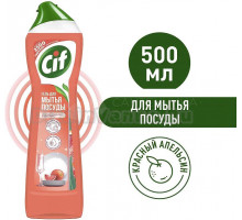 Средство для мытья посуды Cif красный апельсин и эвкалипт, 500 мл