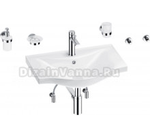 Комплект Wellsee Bisou 201007256 глянцевый белый, хром, 9 в 1