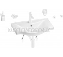 Комплект Wellsee Bisou 201007260 глянцевый белый, матовый белый, 9 в 1