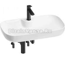 Комплект Wellsee Croquis 2.0 201004142 глянцевый белый, матовый черный, 5 в 1