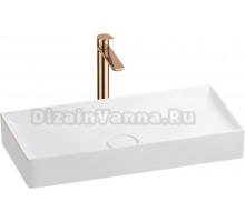 Комплект Wellsee Pure BY Wellsee 201000739 глянцевый белый, розовое золото, 2 в 1