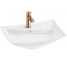 Комплект Wellsee Cerulean 201000799 глянцевый белый, розовое золото, 2 в 1