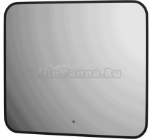 Зеркало Defesto Aura DF 2966RH 70x60, с нейтральной подсветкой, инфракрасный выключатель, черное