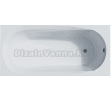 Акриловая ванна Corpa Nera Milano CN05007WH 150x70 см, пристенная, белая, с каркасом, с экранами