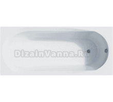 Акриловая ванна Corpa Nera Milano CN05008WH 160x70 см, пристенная, белая, с каркасом, с экранами