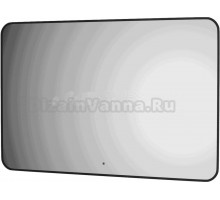 Зеркало Defesto Aura DF 2970RH 120x80, с нейтральной подсветкой, инфракрасный выключатель, черное