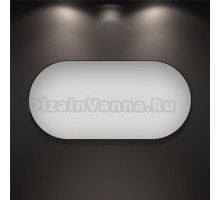 Зеркало Wellsee 7 Rays’ Spectrum 90х50 черное матовое