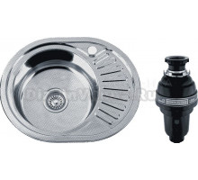 Комплект Мойка РМС MD6 MD6-5745OVL L + Измельчитель Bone Crusher BC 1000-AS