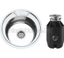 Комплект Мойка РМС MD6 MG6-49 + Измельчитель Bone Crusher BC 910-AS