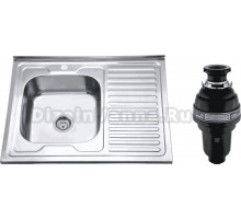 Комплект Мойка РМС MD6 MG6-8060L L + Измельчитель Bone Crusher BC 1000-AS