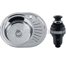 Комплект Мойка РМС MD8 MD8-7750OVL L + Измельчитель Bone Crusher BC 1000-AS