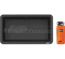 Комплект Мойка Omoikiri Tarento 83-GB графит + Измельчитель Nagare slim 500