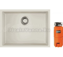 Комплект Мойка Omoikiri Tedori 54-U белая + Измельчитель Nagare slim 500