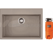 Комплект Мойка Omoikiri Tedori 68 бежевая + Измельчитель Nagare slim 500