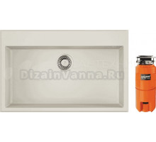 Комплект Мойка Omoikiri Tedori 79 белая + Измельчитель Nagare slim 500