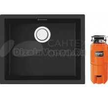 Комплект Мойка Omoikiri Yamakawa 55-U/I графит + Измельчитель Nagare slim 500