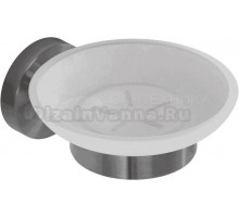 Мыльница Cezares Relax SODS-GM оружейная сталь