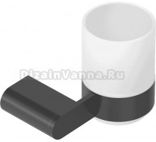 Стакан Cezares Stylus TUMS-NOP черный матовый