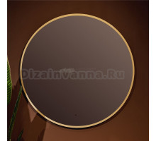 Зеркало круглое Silver Mirrors Monaco 100 с подсветкой, gold