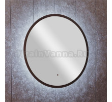 Зеркало круглое Silver Mirrors Monaco 60 с подсветкой, black