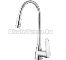 Смеситель для кухни D-lin D150362-Q с гибким изливом, хром