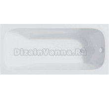 Акриловая ванна Corpa Nera Botticelli CN05014WH 160x75 см, пристенная, белая, с каркасом, с экранами