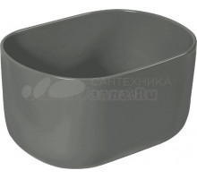 Накладная раковина SantiLine SL-1113MG серая матовая
