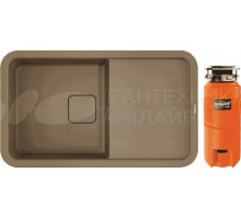 Комплект Мойка Omoikiri Tasogare 86 карамель + Измельчитель Nagare slim 900