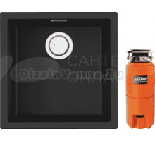 Комплект Мойка Omoikiri Yamakawa 45-U/I графит + Измельчитель Nagare slim 900