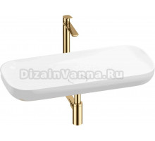 Комплект Wellsee Croquis 201001978 глянцевый белый, золото, 4 в 1