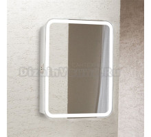 Зеркало-шкаф Silver Mirrors Фиджи Flip 50x75 с подсветкой, белое