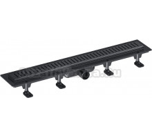 Душевой трап Good Door ТЛ00036 84,5x5,3 см, черный