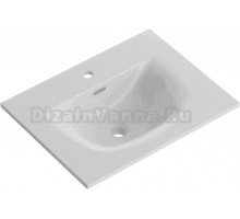 Мебельная раковина BelBagno BB-8099-3-70 глянцевая белая