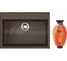 Комплект Мойка Omoikiri Tedori 68 темный шоколад + Измельчитель Nagare 1000