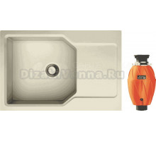 Комплект Мойка Omoikiri Yonaka 78-LB-BE ваниль + Измельчитель Nagare 1000