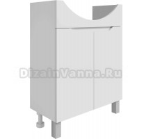 Тумба под раковину без столешницы DIWO Адлер 65 напольная, глянцевая белая