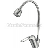 Смеситель для кухни D-lin D150628-T с гибким изливом, хром