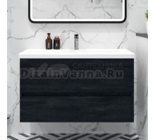 Тумба под раковину без столешницы Art&Max Family-M 90 подвесная, hard coal