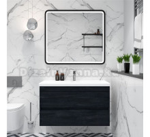 Мебель для ванной комнаты Art&Max Family-M 90 подвесная, hard coal