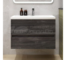 Тумба под раковину без столешницы Art&Max Family-M 75 подвесная, iron stone