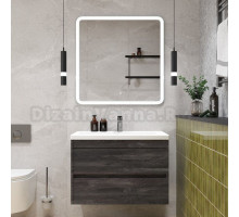 Мебель для ванной комнаты Art&Max Family-M 75 подвесная, iron stone