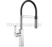 Смеситель для кухни GOLDEN FOX Kitchen Pro 11022 хром/черный