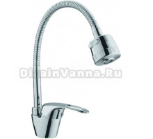 Смеситель для кухни D-lin D150409-T с гибким изливом, хром