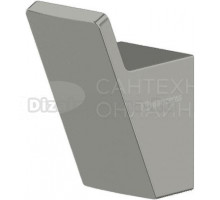 Крючок WHITECROSS Cubo CU2415NIB брашированный никель