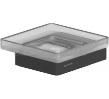 Мыльница WHITECROSS Cubo CU2420BL черная матовая