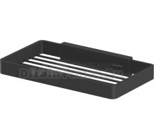 Мыльница WHITECROSS Cubo CU2424BL черная матовая