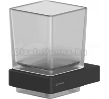 Стакан WHITECROSS Cubo CU2430BL черный матовый